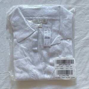 J. Crew Classic White Polo Shirt